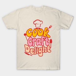 Chef Quotes Retro Typography T-Shirt